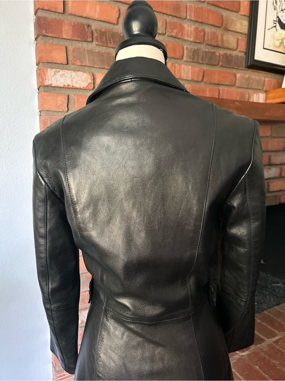 VTG Michael Hoban North Beach Leather Women’s Leather Jacket in Black Sz 6 - Picture 7 of 9
